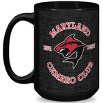 Maryland Camaro Club Logo 15 oz Coffee Mug - Black