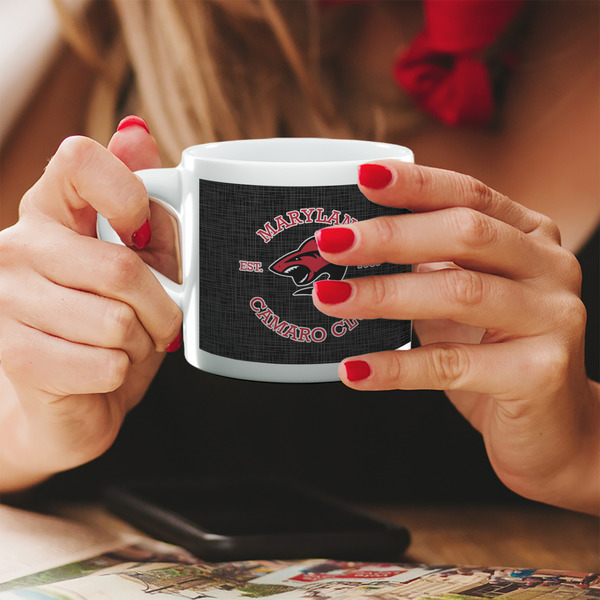 Custom Maryland Camaro Club Logo Double Shot Espresso Cup - Single