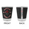 Maryland Camaro Club Logo Glass Shot Glass - Standard - Front & Back