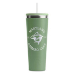 Maryland Camaro Club Logo RTIC Everyday Tumbler with Straw - 28oz - Light Green - Double-Sided