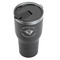 Maryland Camaro Club Logo RTIC Tumbler - Black - Angled