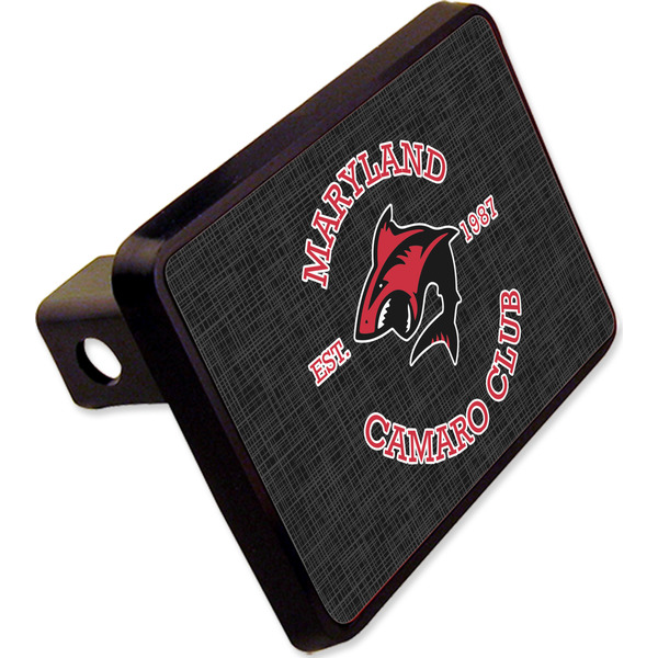 Custom Maryland Camaro Club Logo Rectangular Trailer Hitch Cover - 2"