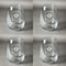 Maryland Camaro Club Logo Set of Four Personalized Stemless Wineglasses (Approval)