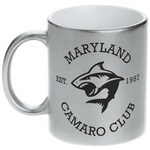 Maryland Camaro Club Logo Metallic Silver Mug