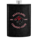 Maryland Camaro Club Logo Stainless Steel Flask