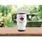 Maryland Camaro Club Logo Stainless Steel Travel Mug with Handle Lifestyle White