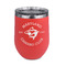 Maryland Camaro Club Logo Stainless Wine Tumblers - Coral - Double Sided - Front