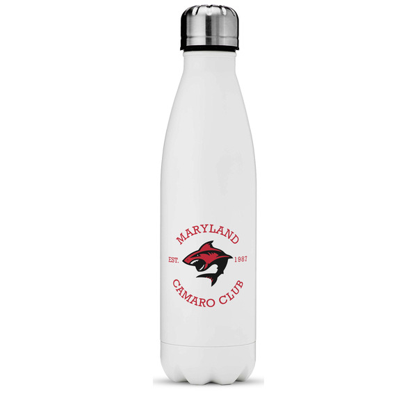 Custom Maryland Camaro Club Logo Water Bottle - 17 oz - Stainless Steel - Full Color Printing