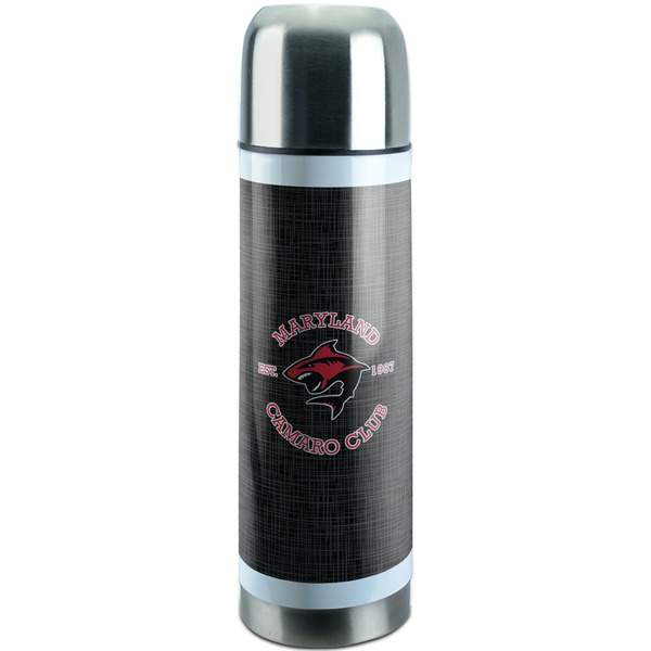 Custom Maryland Camaro Club Logo Stainless Steel Thermos