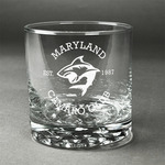 Maryland Camaro Club Logo Whiskey Glass - Engraved - Single