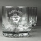 Maryland Camaro Club Logo Whiskey Glasses Set of 4 - Engraved Front