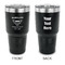 Maryland Camaro Club Logo2 30 oz Stainless Steel Ringneck Tumblers - Black - Double Sided - APPROVAL