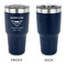 Maryland Camaro Club Logo2 30 oz Stainless Steel Ringneck Tumblers - Navy - Single Sided - APPROVAL