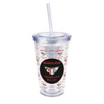 Maryland Camaro Club Logo2 16 oz Double Wall Acrylic Tumbler with Lid & Straw - Full Print