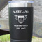 Maryland Camaro Club Logo2 Black Polar Camel Tumbler - 20oz - Close Up