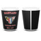 Maryland Camaro Club Logo2 Ceramic Shot Glass - White - Front & Back