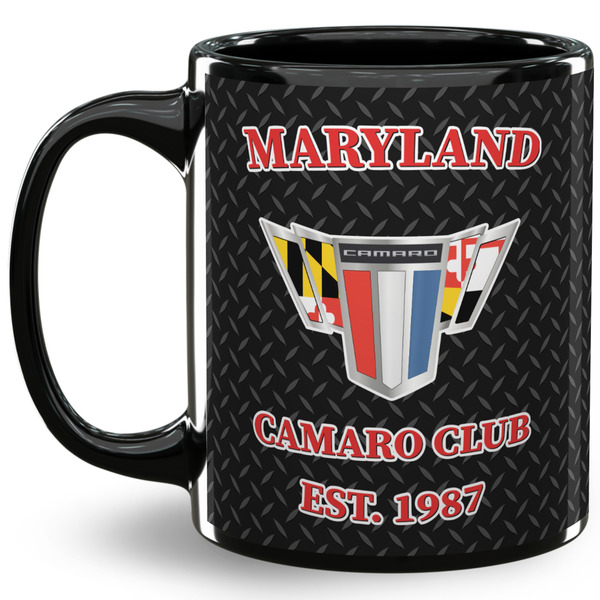 Custom Maryland Camaro Club Logo2 11 oz Coffee Mug - Black