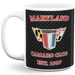 Maryland Camaro Club Logo2 11 oz Coffee Mug - White