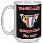 Maryland Camaro Club Logo2 15 oz Coffee Mug - White