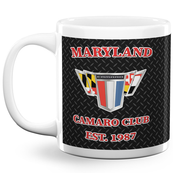 Custom Maryland Camaro Club Logo2 20 oz Coffee Mug - White