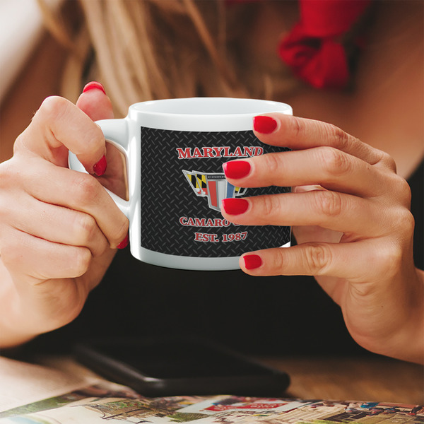 Custom Maryland Camaro Club Logo2 Double Shot Espresso Cup - Single