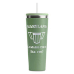 Maryland Camaro Club Logo2 RTIC Everyday Tumbler with Straw - 28oz - Light Green - Single-Sided