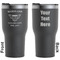 Maryland Camaro Club Logo2 RTIC Tumbler - Black - Double Sided - Front and Back