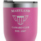 Maryland Camaro Club Logo2 RTIC Tumbler - Magenta - Close Up