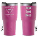 Maryland Camaro Club Logo2 RTIC Tumbler - Magenta - Laser Engraved - Double-Sided