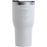 Maryland Camaro Club Logo2 RTIC Tumbler - White - Laser Engraved - Single-Sided