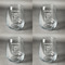 Maryland Camaro Club Logo2 Set of Four Personalized Stemless Wineglasses (Approval)