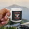 Maryland Camaro Club Logo2 Single Shot Espresso Cup - Lifestyle in Hand