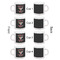 Maryland Camaro Club Logo2 Single Shot Espresso Cup - Set of 4 - Front & Back