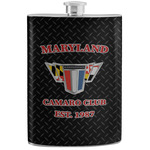 Maryland Camaro Club Logo2 Stainless Steel Flask