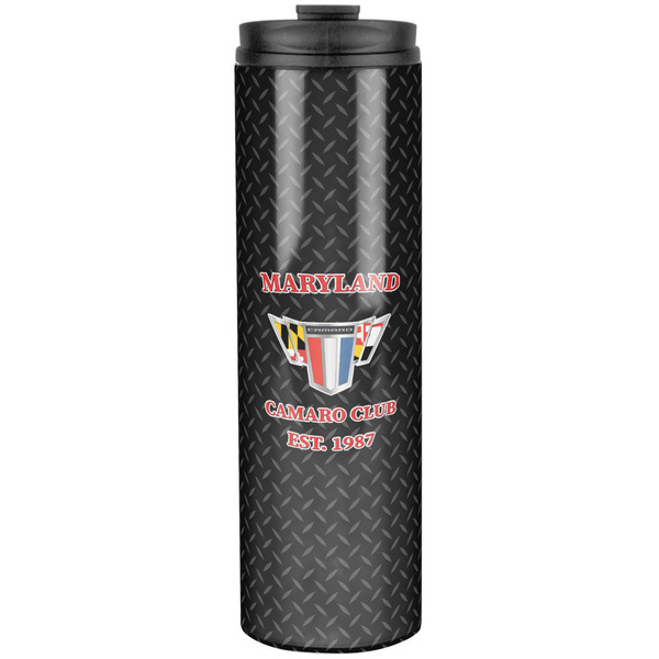 Custom Maryland Camaro Club Logo2 Stainless Steel Skinny Tumbler - 20 oz