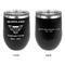 Maryland Camaro Club Logo2 Stainless Wine Tumblers - Black - Double Sided - Approval