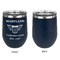 Maryland Camaro Club Logo2 Stainless Wine Tumblers - Navy - Single Sided - Approval