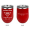 Maryland Camaro Club Logo2 Stainless Wine Tumblers - Red - Double Sided - Approval