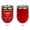 Maryland Camaro Club Logo2 Stainless Wine Tumblers - Red - Single Sided - Approval