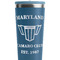 Maryland Camaro Club Logo2 Steel Blue RTIC Everyday Tumbler - 28 oz. - Close Up