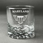 Maryland Camaro Club Logo2 Whiskey Glass - Engraved - Single