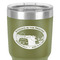 Region 3 - 2024 Rally 30 oz Stainless Steel Ringneck Tumbler - Olive - Close Up