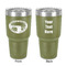 Region 3 - 2024 Rally 30 oz Stainless Steel Ringneck Tumbler - Olive - Double Sided - Front & Back