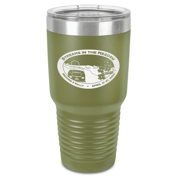 Custom Region 3 - 2024 Rally 30 oz Stainless Steel Tumbler - Olive - Single-Sided