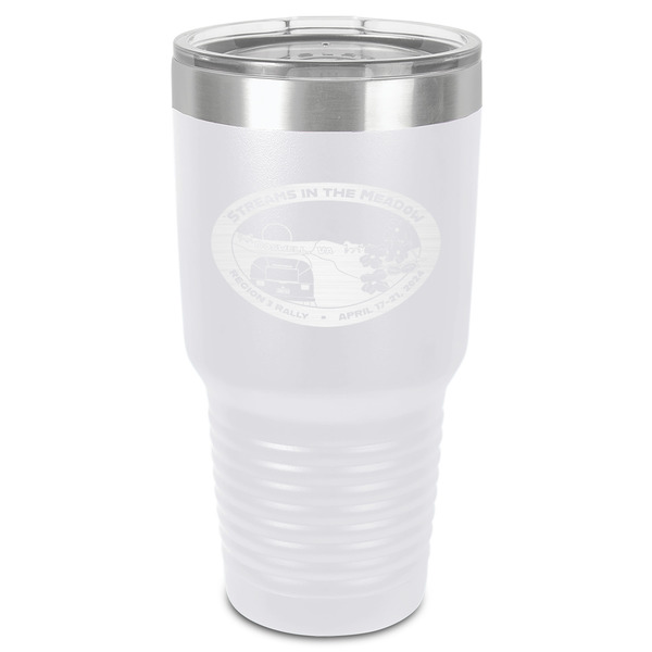 Custom Region 3 - 2024 Rally 30 oz Stainless Steel Tumbler - White - Single-Sided