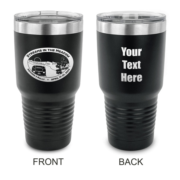 Custom Region 3 - 2024 Rally 30 oz Stainless Steel Tumbler - Black - Double-Sided