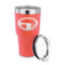 Region 3 - 2024 Rally 30 oz Stainless Steel Ringneck Tumblers - Coral - LID OFF