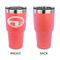 Region 3 - 2024 Rally 30 oz Stainless Steel Ringneck Tumblers - Coral - Single Sided - APPROVAL