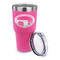 Region 3 - 2024 Rally 30 oz Stainless Steel Ringneck Tumblers - Pink - LID OFF