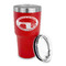 Region 3 - 2024 Rally 30 oz Stainless Steel Ringneck Tumblers - Red - LID OFF